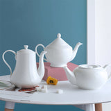 Théière Blanche en Porcelaine