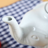 Théière en Porcelaine <br> Éléphant Blanc 650ml