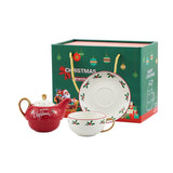Théière Egoïste de Noël <br> Porcelaine 420ml