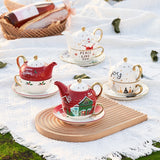 Théière Egoïste de Noël <br> Porcelaine 420ml