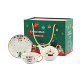 Théière Egoïste de Noël <br> Porcelaine 420ml