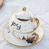 Théière Egoïste de Noël <br> Porcelaine 420ml