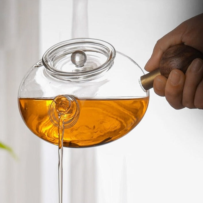 Couvercle En Verre CIYODO Pour Théière - Remplacer Couvercle Perdu Ou Cassé - Anti-fuites Et Transparent