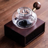 Théière en Verre et Bois