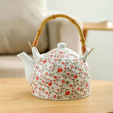 Théière Porcelaine Fleurie