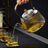 théière en verre grande capacité