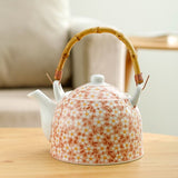 Théière Porcelaine Fleur
