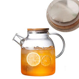 Théière avec couvercle Bambou et Inox