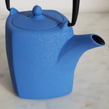 théière fonte bleu gitane