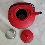 Théière en Fonte émaillée Rouge