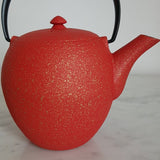 Théière en Fonte Japonaise Rouge <br> Wazuqu Mayu 550ml