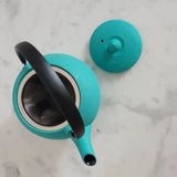 Théière en Fonte Turquoise <br> Wazuqu Mayu 550ml