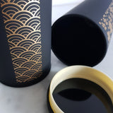 Boîte à Thé Japonaise <br> Noir et Or 200g