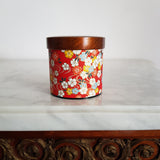 Boîte à Thé Papier Washi Rouge