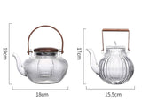 Bouilloire Théière en Verre <br> 650-750ml