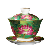 Théière Chinoise <br> Gaiwan Fleur 140ml