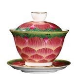 Théière Chinoise <br> Gaiwan Fleur 140ml