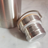 gourde bouchon avec pas de vis en inox