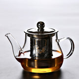 Théière en Verre <br> Infuseur Inox 400ml