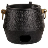 Chauffe Théière en Fonte Noir