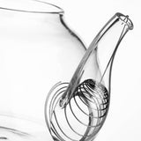 théière en verre filtre inox ressort