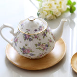 Théière en Porcelaine <br> Fleurs 900ml - 1,5L