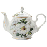 Théière en Porcelaine à Fleurs