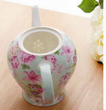 Théière en Porcelaine <br> Fleurs 900ml - 1,5L