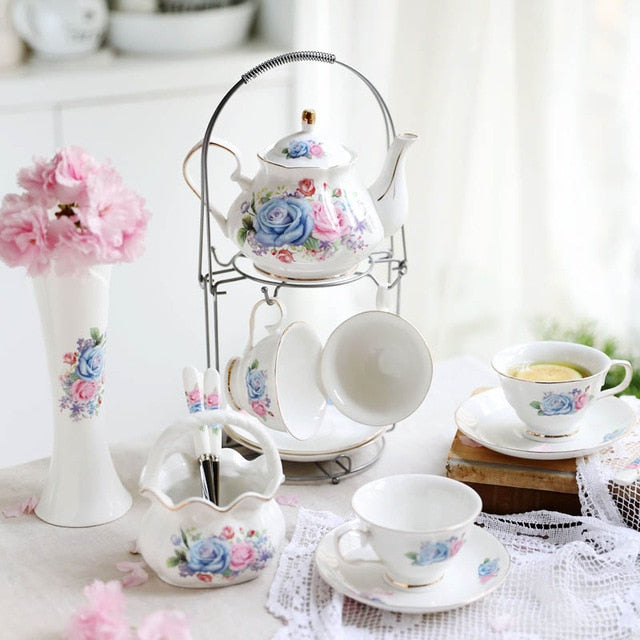 Service à thé Anglais original en Porcelaine