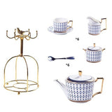 service à thé complet en porcelaine fine