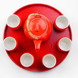 Théière en Porcelaine <br> Rouge 880ml