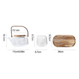 Service à Thé en Verre <br> Théière 600ml