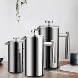 Théière Piston Inox