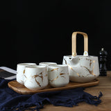 Service à Thé en Porcelaine <br> Moderne 1L