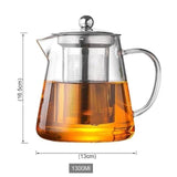 Théière en Verre <br> Avec Filtre Inox 550/950/1300ml