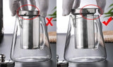 Théière en Verre <br> Avec Filtre Inox 550/950/1300ml