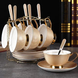 Ensemble 6 tasses porcelaine