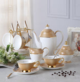 service à thé complet en porcelaine fine