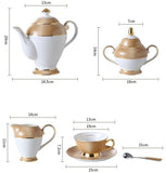 Service à Thé Porcelaine de Chine <br> 1,1-1,4L