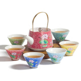 Service à Thé <br> Théière et Tasses Assorties 250ml