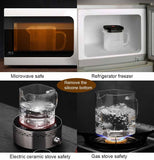 Théière en Verre <br> Filtre Inox 600ml - 1.2L