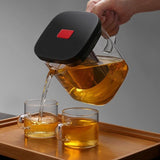 Théière en Verre avec Filtre Inox