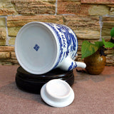 Théière en Porcelaine Chinoise <br> Bleu et Blanc 800-1600ml