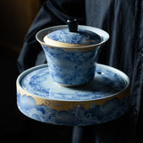 Théière Chinoise Gaiwan <br> +/- Plateau Chahai 130ml