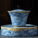 Théière Chinoise Gaiwan <br> +/- Plateau Chahai 130ml