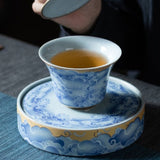 Théière Chinoise Gaiwan <br> +/- Plateau Chahai 130ml