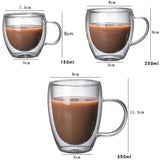 Tasse Verre <br> Double paroi 80-450ml