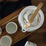 Service à Thé en Porcelaine <br> Moderne 1L