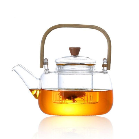 Théière en Verre avec filtre en verre
