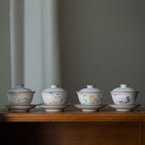 Théière Chinoise <br> Dehua Gaiwan Chat 160ml